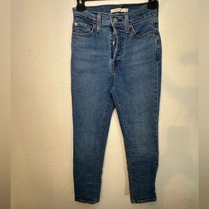 Levi’s Wedgie Straight Women’s Blue Denim Jeans - Size 25